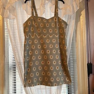 F21 baby blue mini bodycon dress